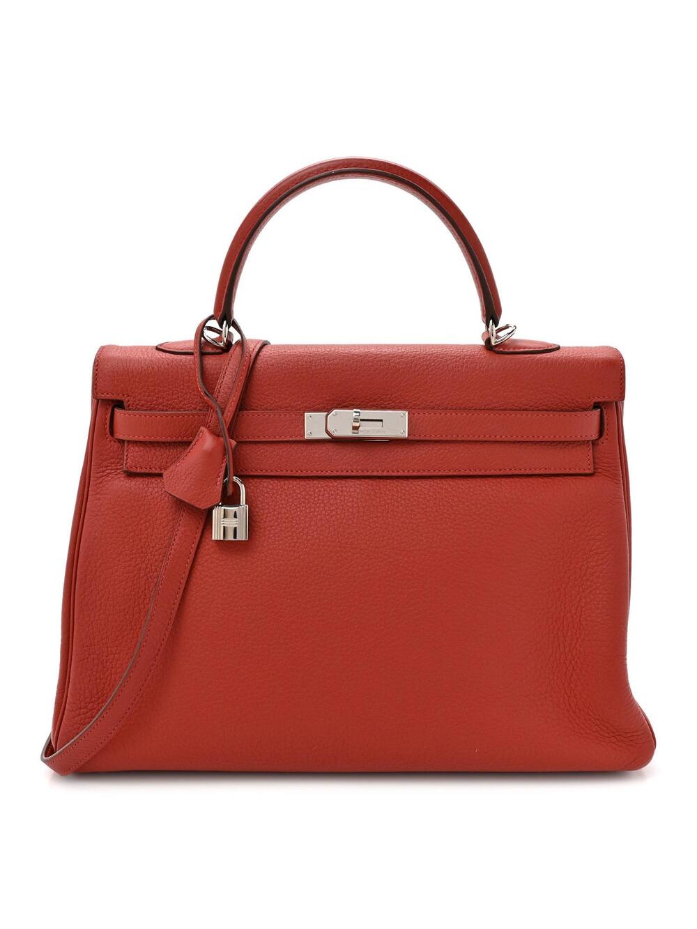 Hermes Togo Kelly Retourne 35 Rouge #343104H95B